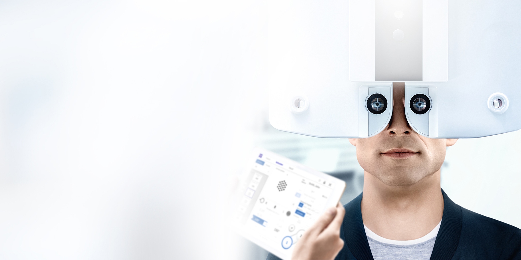 ZEISS Subjective Refraction Unit saves time in the refraction process and reduces the risk of significant deviations.